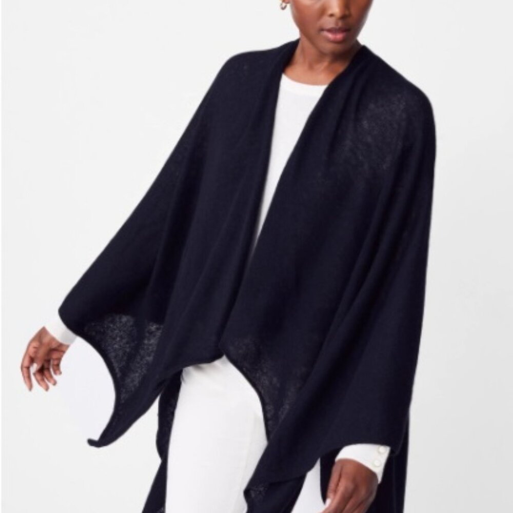 J. McLaughlin Cashmere wrap in gift box